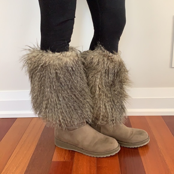 Aldo fur lined boots size 40 - Picture 4 of 12